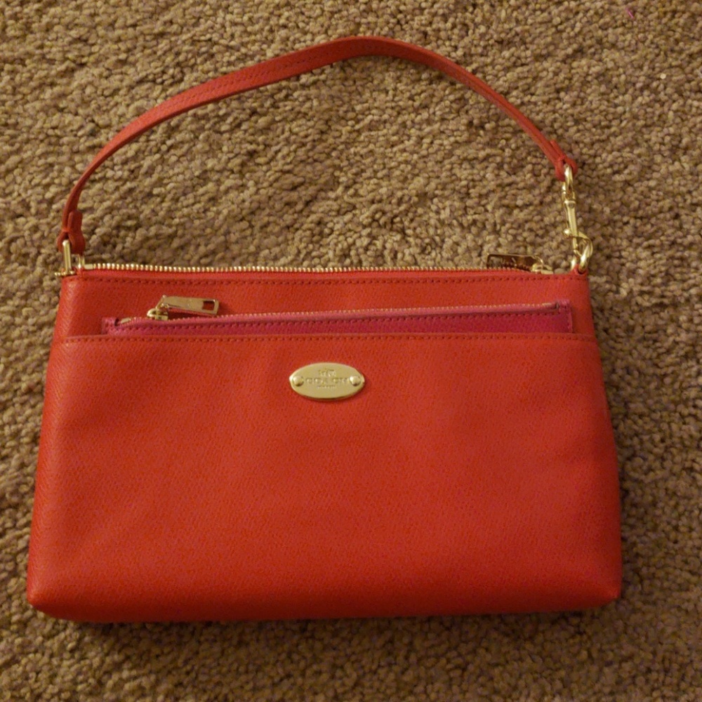Coach wrist purse